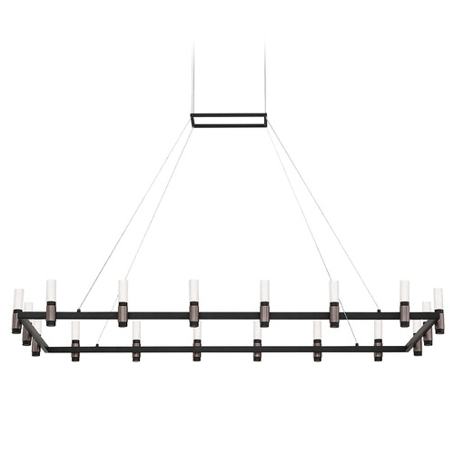 Altamont Matte Black & Satin Nickel LED Linear Light by Eurofase Lighting