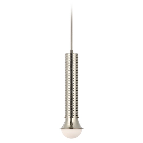 Visual Comfort Signature Collection Kelly Wearstler Precision Petite Pendant in Nickel by Visual Comfort Signature KW5220PNWG