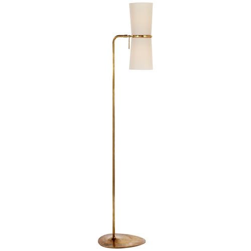 Aerin Clarkson Floor Lamp in Antique Brass by Visual Comfort Signature