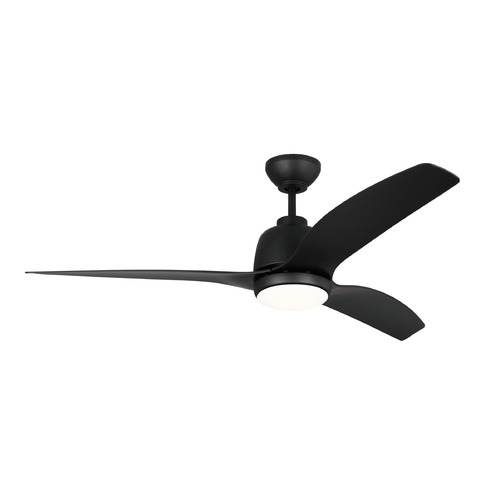 Avila Coastal 54-Inch Fan in Black by Visual Comfort & Co Fans