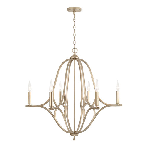 HomePlace by Capital Lighting Claire Chandelier in Champagne by HomePlace by Capital Lighting 450061BS