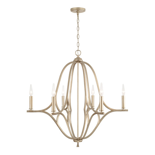 Capital Lighting Claire Chandelier in Champagne by HomePlace by Capital Lighting 450061BS