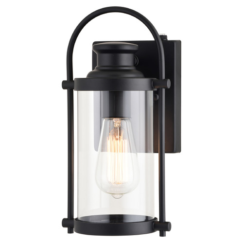 Vaxcel Lighting Winfield Matte Black Outdoor Wall Light
