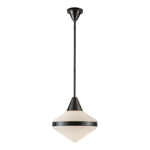 Willard 13.50-Inch Pendant in Urban Bronze by Alora Lighting