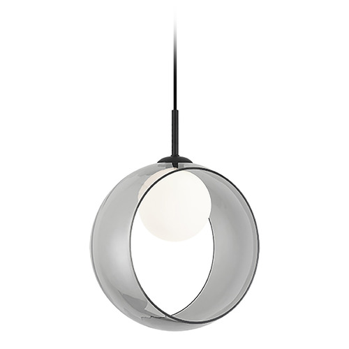 Delcia Black LED Pendant by Matteo Lighting