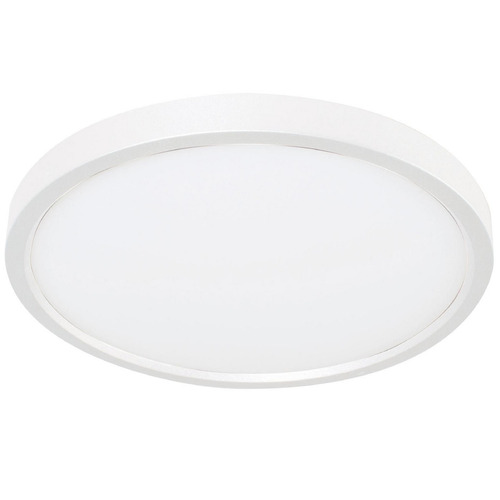 Afx Lighting Edge Round White LED Flushmount Light