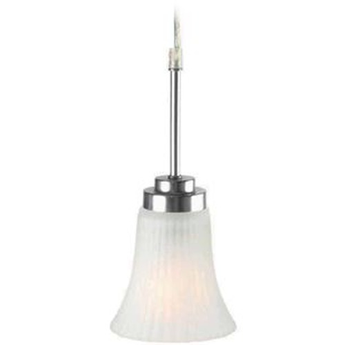 Modern Mini Pendant with White Glass by Lite Source Lighting