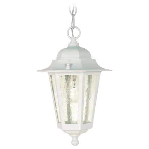 Nuvo Lighting Cornerstone White Outdoor Hanging Light by Nuvo Lighting 60/991