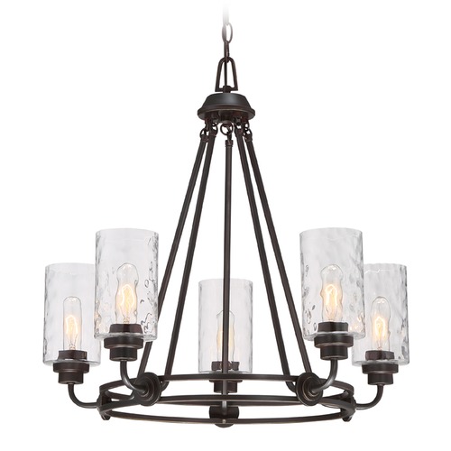 Designers Fountain Gramercy Park Old English Bronze Chandelier