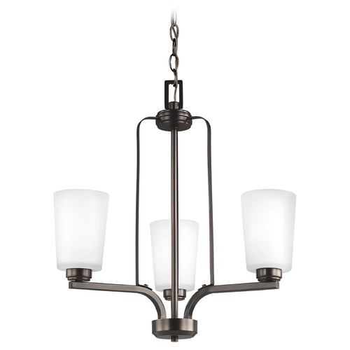 Generation Lighting Franport Burnt Sienna Mini Chandelier by Generation Lighting 3128903-710