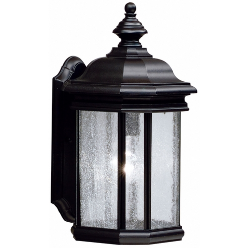 Kirkwood 17-Inch Outdoor Wall Light in Black by Kichler Lighting