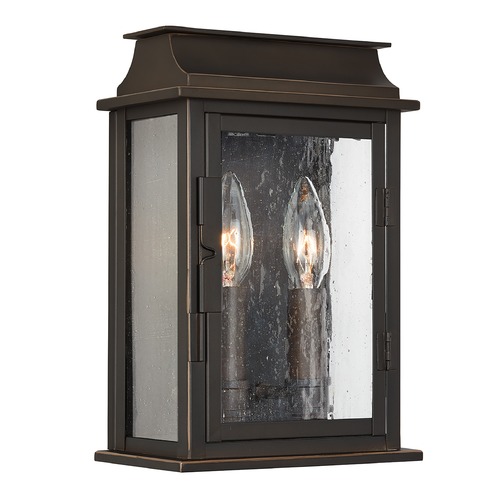 Bolton 11-Inch Outdoor Wall Lantern in Bronze by Capital Lighting