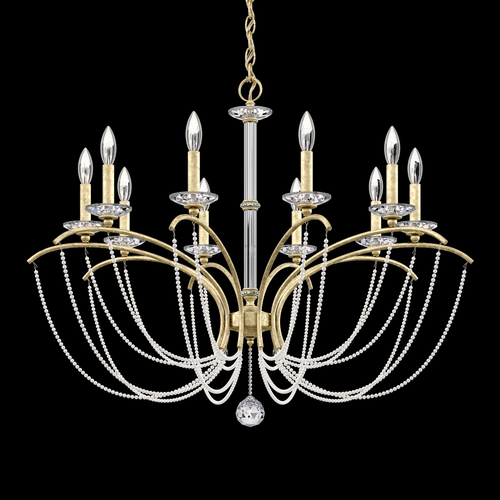 Priscilla Heirloom Silver Chandelier by Schonbek Lighting
