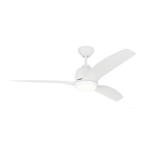 Visual Comfort Fan Collection Avila Coastal 54-Inch Fan in White by Visual Comfort & Co Fans 3AVLCR54RZWD