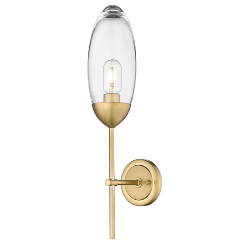 Z-Lite Arden Rubbed Brass Sconce by Z-Lite 651S-RB