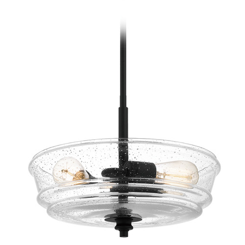 Quoizel Lighting Mcintire Matte Black Pendant by Quoizel Lighting MCI2815MBK