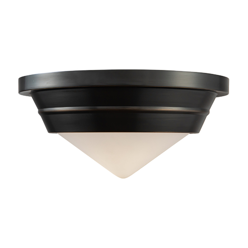 Willard 10-Inch Flush Mount in Urban Bronze by Alora Lighting