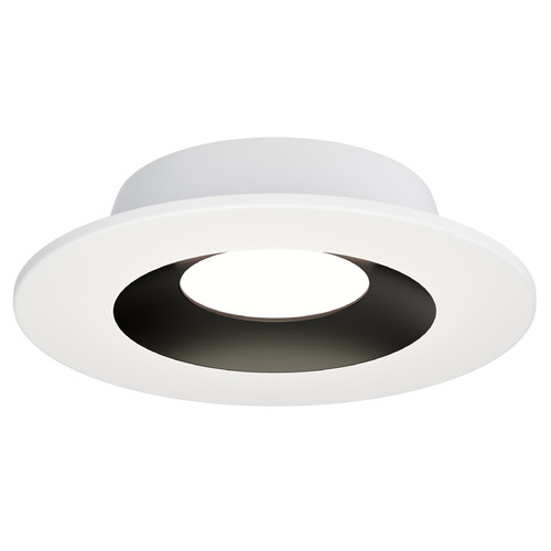 Crisp White & Black LED Recessed Kit by Maxim Lighting