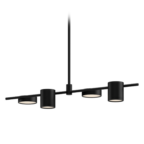 Kuzco Lighting Jayden Black LED Island Light with Cylindrical Shade
