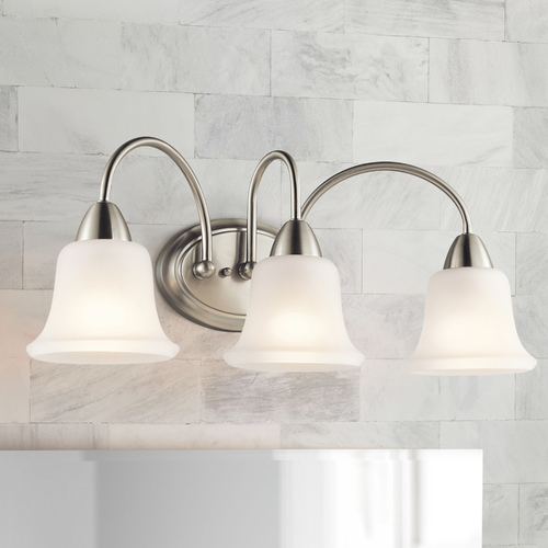 Nicholson 24-Inch Vanity Light in Brushed Nickel by Kichler Lighting