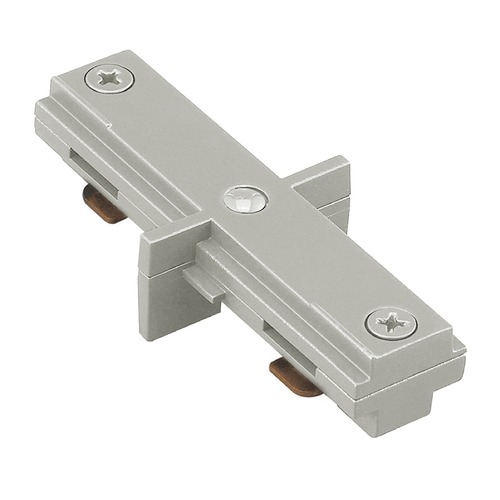 Brushed Nickel L Track Dead End I Connector by WAC Lighting