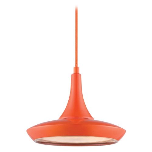 Fantom Orange LED Pendant by Nuvo Lighting