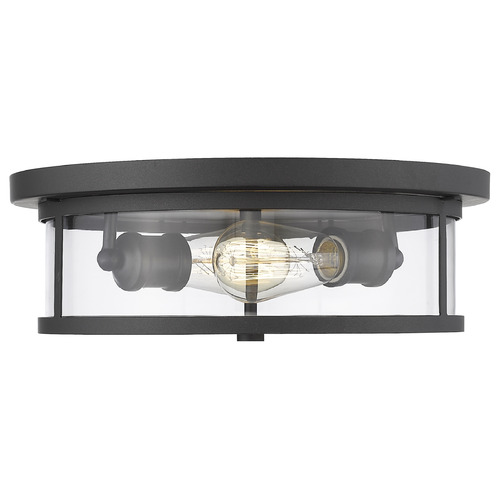 Z-Lite Savannah Bronze Flush Mount by Z-Lite 462F14-BRZ