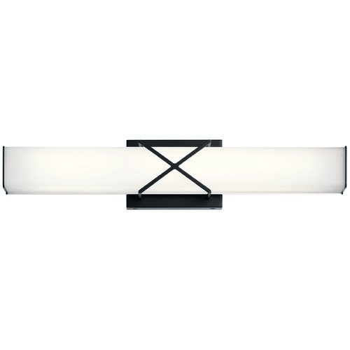 Trinsic 22-Inch Matte Black LED Vanity Light by Kichler Lighting