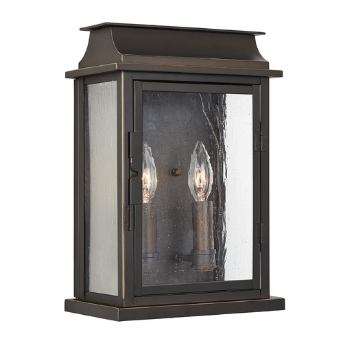 Bolton 14-Inch Outdoor Wall Lantern in Bronze by Capital Lighting