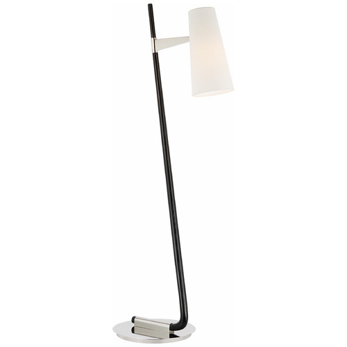 Visual Comfort Signature Collection Aerin Katia Floor Lamp in Ebony & Polished Nickel by VC Signature ARN1060EBPNL