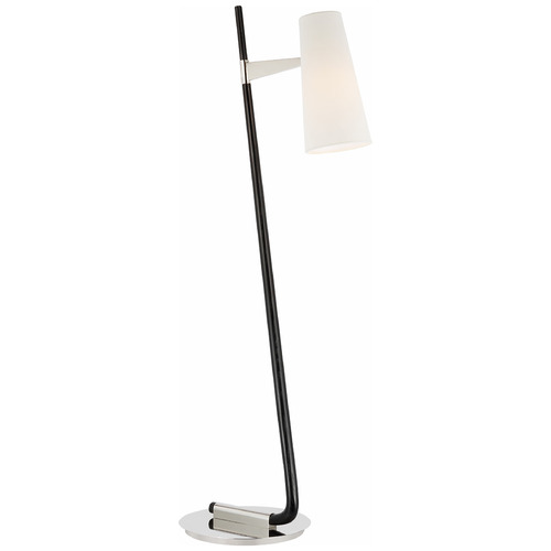 Aerin Katia Floor Lamp in Ebony & Polished Nickel by VC Signature