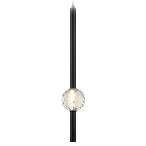 Matteo Lighting Windchimer Matte Black LED Pendant by Matteo Lighting C68901MB