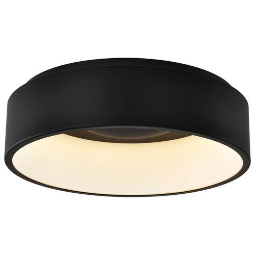 Satco Lighting Orbit 17.75-Inch 3CCT LED Flush Mount in Black by Nuvo Lighting 62-1452R1