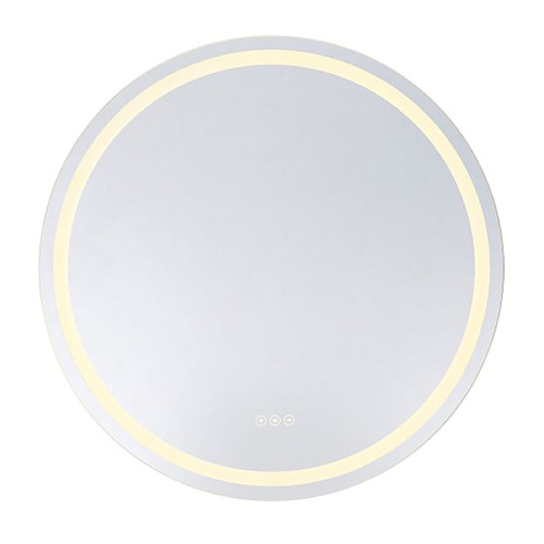 Beckett Round 32-Inch Illuminated Mirror