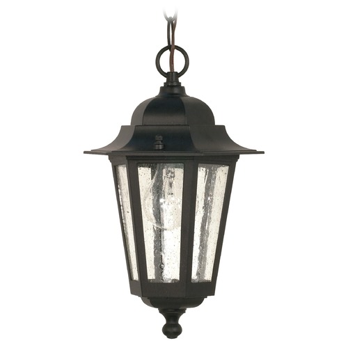 Nuvo Lighting Cornerstone Textured Black Outdoor Hanging Light by Nuvo Lighting 60/993