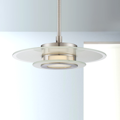 Lexa Silver LED Mini Pendant by Lite Source Lighting