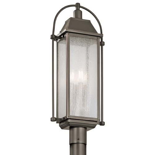 Kichler Lighting Harbor Row 27.25-Inch Post Light in Olde Bronze by Kichler Lighting 49717OZ