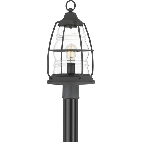 Quoizel Lighting Admiral Mottled Black Post Light by Quoizel Lighting AMR9010MB