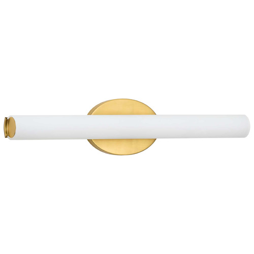 Progress Lighting Parallel LED Satin Brass LED Vertical Bathroom Light