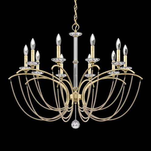Schonbek Lighting Priscilla Heirloom Silver Chandelier by Schonbek Lighting BC7110N-44PBZ