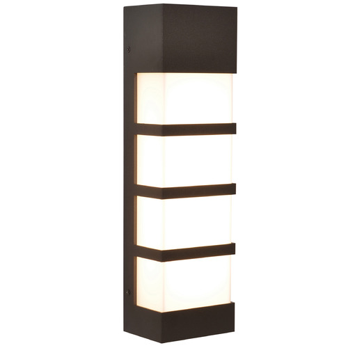 Afx Lighting State Textured Bronze LED Outdoor Wall Light