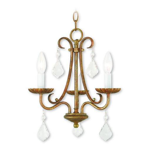 Livex Lighting Livex Lighting Daphne Antique Gold Leaf Mini-Chandelier 40873-48