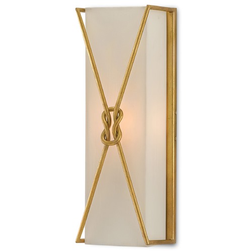 Ariadne Wall Sconce in Gold Leaf by Currey & Company