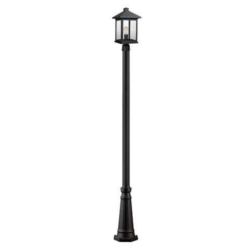 Z-Lite Portland Black Post Light by Z-Lite 531PHBR-519P-BK