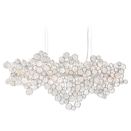 Trento 56-Inch Chandelier in Champagne Silver by Eurofase Lighting