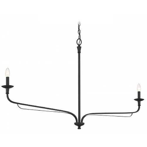Minka Lavery Minka Lavery Rolando Hidalgo Velena Dark Matte Black Island Light 3825-899