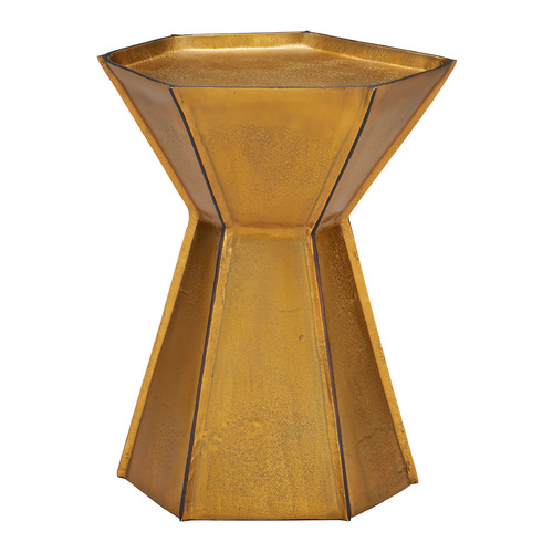 Currey and Company Merola Antique Brass & Bronze Accent Table