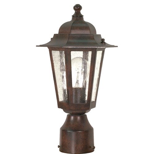 Cornerstone Old Bronze Post Light by Nuvo Lighting