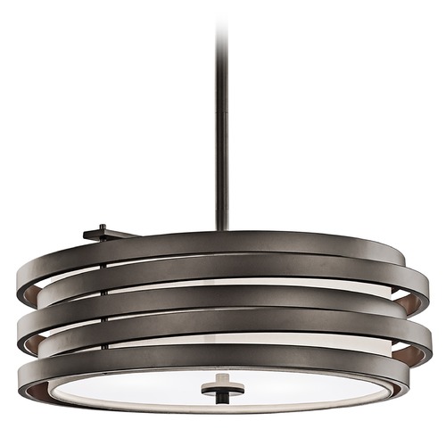 Kichler Lighting Roswell 19.25-Inch Pendant in Olde Bronze by Kichler Lighting 43301OZ