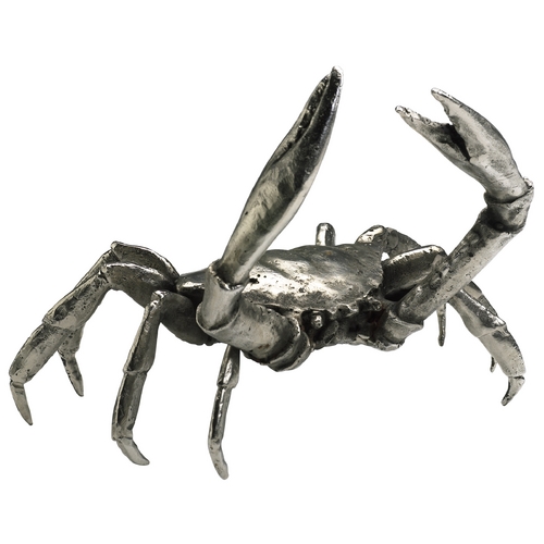 Crab Silver Leaf Sculpture by Cyan Design